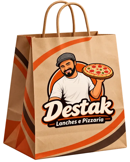 Mockup da sacola da Destak